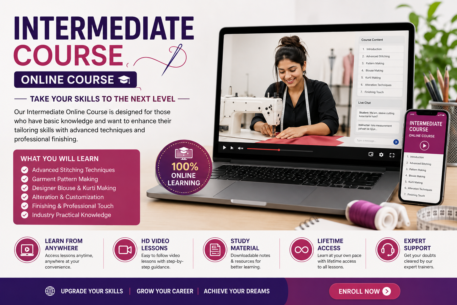Online Basic Tailoring course